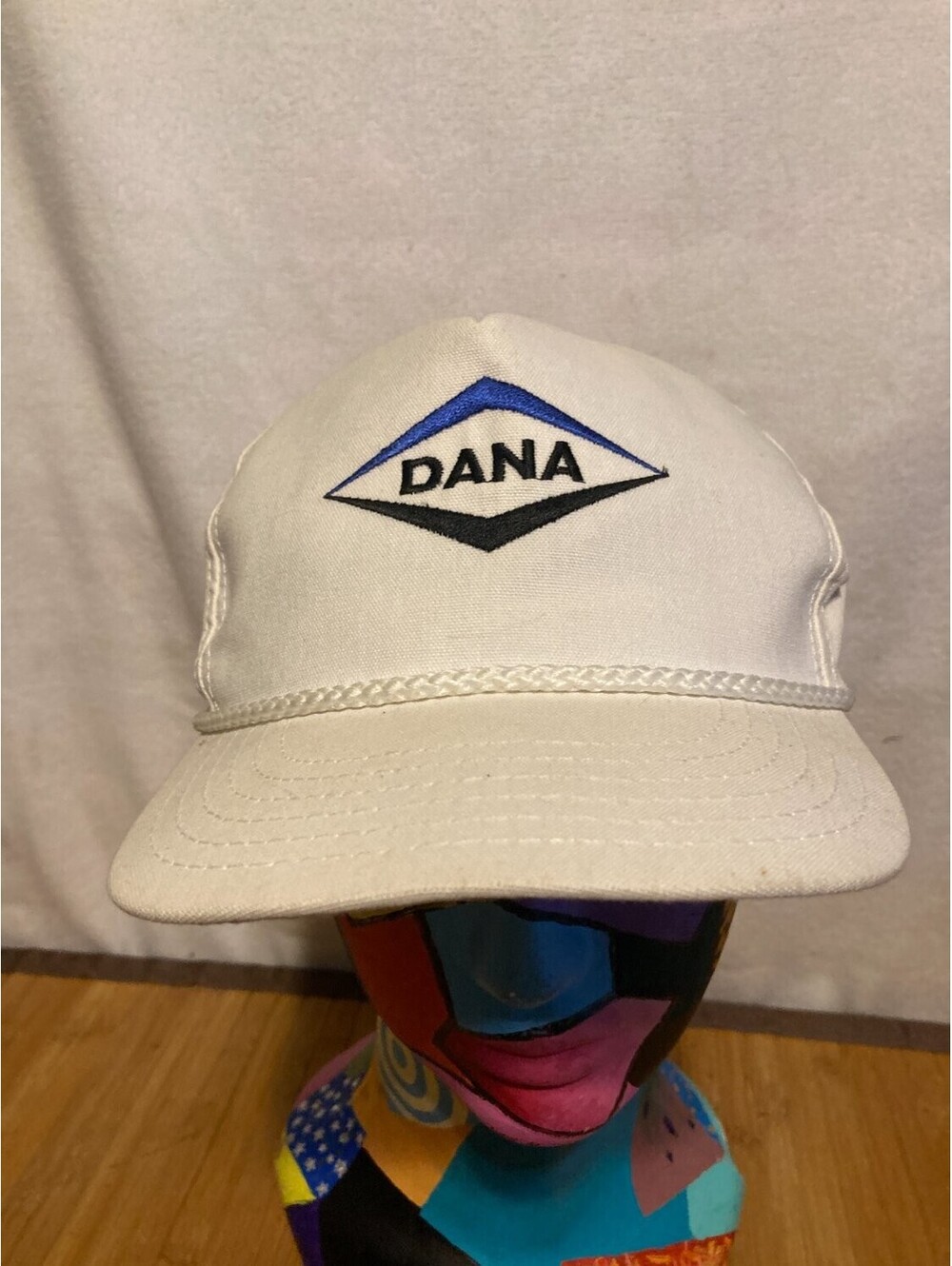 Dana Snapback Rope Trucker Hat Automotive / Truck Parts Mens OS White